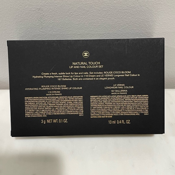 Chanel Holiday Gift Set 2021 Natural Touch Lip and Nail - Picture 2 of 10